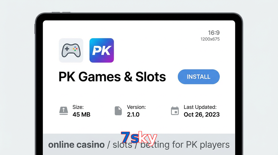Game list for 7Sky gameapk section