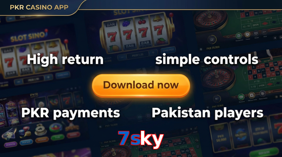 Main screen of 7Sky gamedownload page for PK players