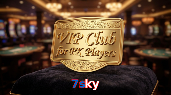 Main screen of 7Sky vip page for PK players